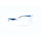 Ge Safety Glasses, Anti-Fog & Anti-Scratch, Clear Lens, Gray/Blue Frame GE202CAF - alternate 6